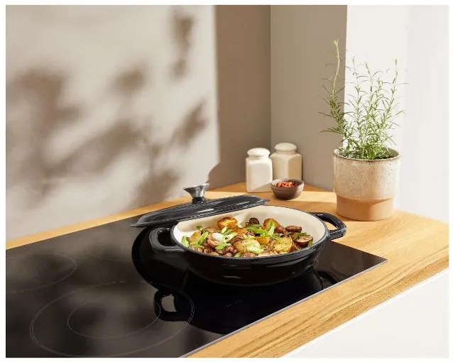 Silvercrest®  Liatinová servírovacia panvica, 2,4 l (čierna)  (100393065)