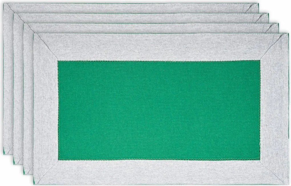 Trade Concept Výhodná sada Prestieranie Heda zelená, 30 x 50 cm, 4 ks