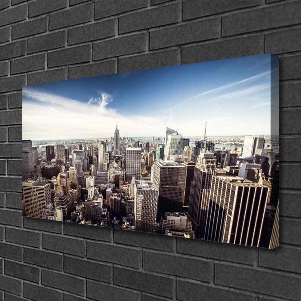 Obraz Canvas Mesto paneláky budovy 100x50 cm