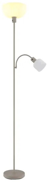 Globo 59947S - Stojacia lampa HINTON 1xE27/40W/230V + 1xE14/25W