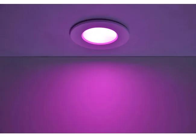 LUTEC Inteligentné zapustené LED reflektory OPTIMA s funkciou RGB, 7 W, teplá biela-studená biela, okrúhle