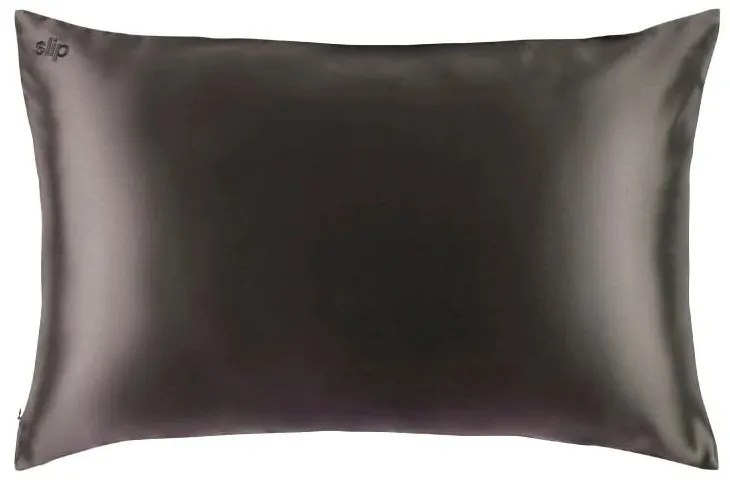 Hodvábna obliečka na vankúš 51x76 cm Charcoal – slip