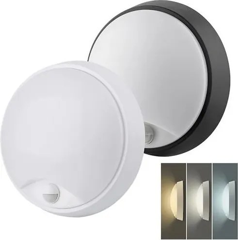 Solight WO780-2 - LED vonkajšie svietidlo so senzorom 20 W/230 V IP65, priemer 22 cm