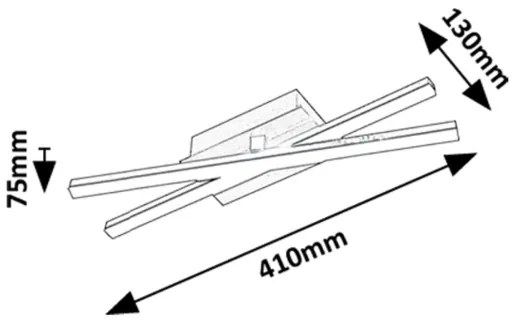 Rabalux 71396 - LED stropné svietidlo DEMIR LED/16W/230V 4000K