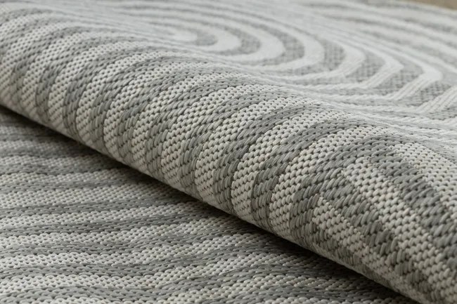 Koberec ORGANIC 2131 geometrický, krémový / sivý / naturálny