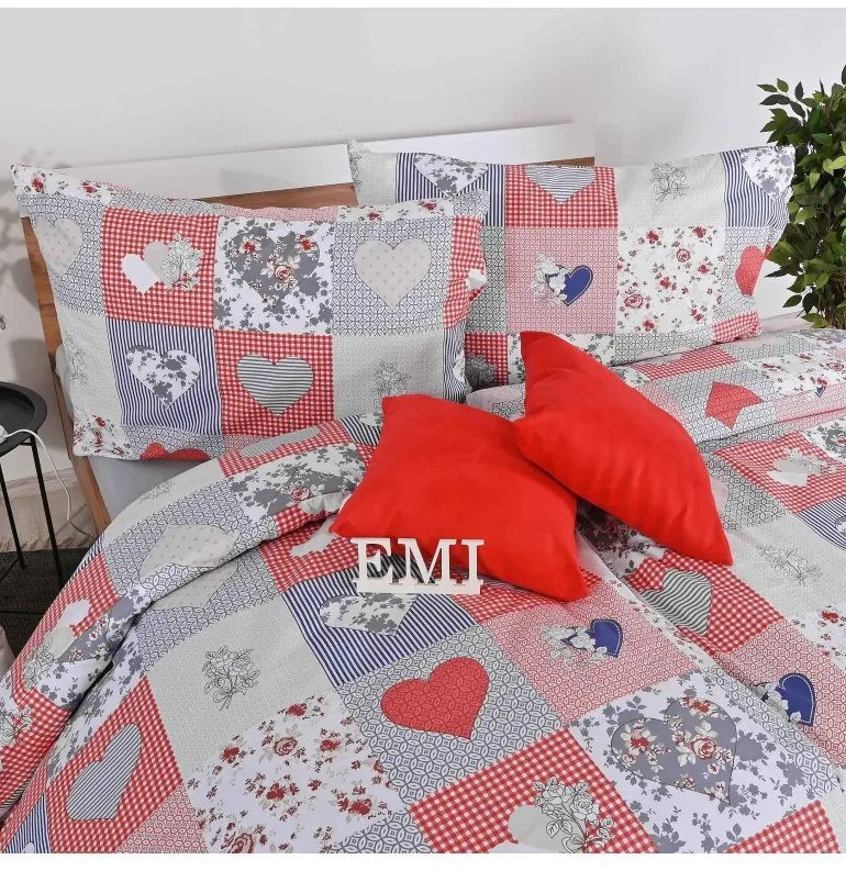 Obliečky bavlnené Helena EMI, Štandardný set jednolôžko obsahuje 1x 140x200 + 1x 70x90