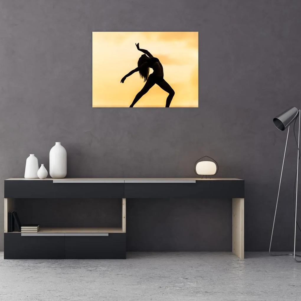 Sklenený obraz tanečnice (70x50 cm)