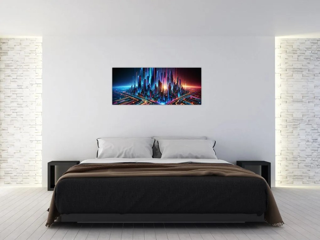 Obraz - Mesto budúcnosti (120x50 cm)
