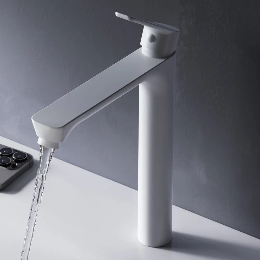 Umývadlová batéria AM.PM Hit FTA92033 vysoká, biela