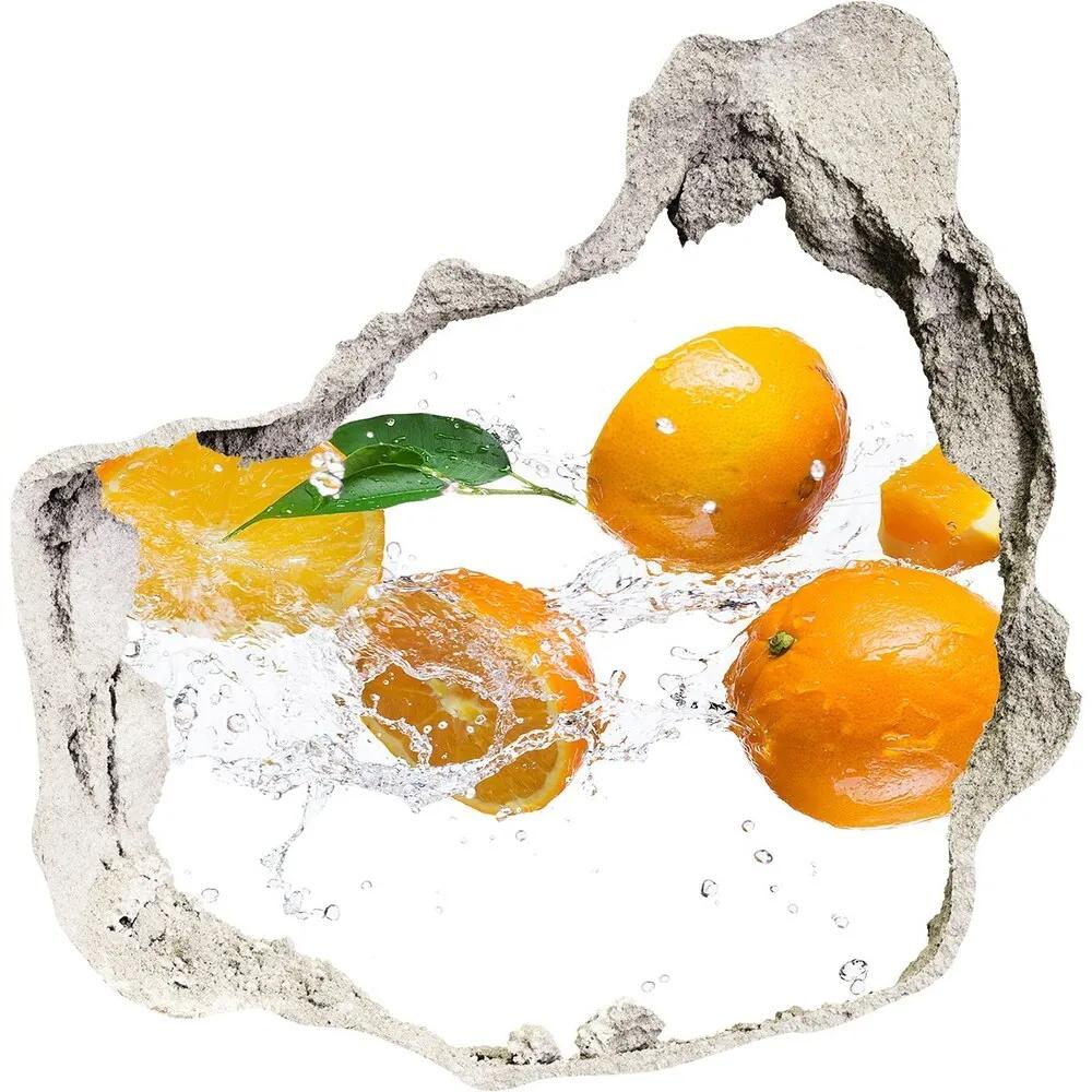 Diera 3D fototapety nálepka Pomaranče a vodu nd-p-63072139