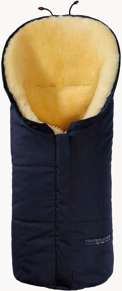 Detský vak z ovčej kože do autosedačky a kočíka Eskimo