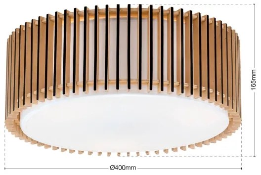 Orion - Stropné svietidlo TARTA 3xE27/40W/230V priemer 40 cm béžové