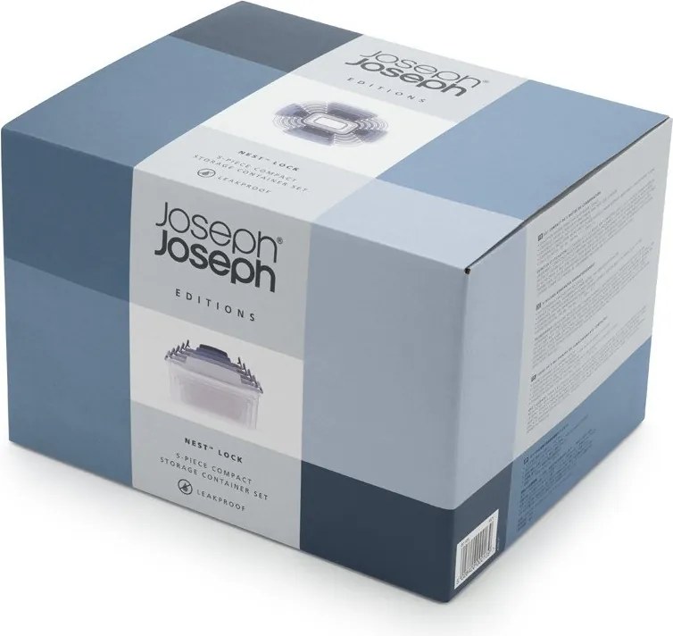Potravinové škatuľky v súprave 5 ks Nest – Joseph Joseph