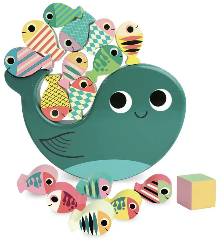 Vilac – Drevená balančná hra Veľryba