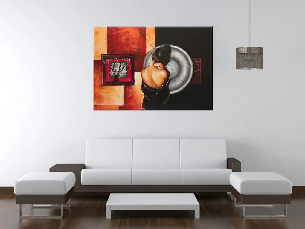 Gario Ručne maľovaný obraz Sao Chang Rozmery: 70 x 100 cm