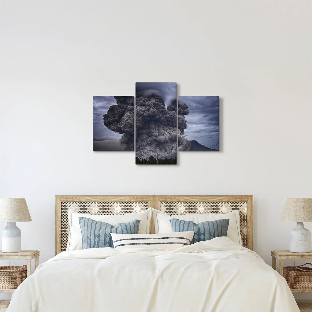 Obraz - Sopečná erupcia (90x60 cm)