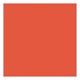 Oranžová kovová komoda Novogratz Cache, 80 x 102 cm