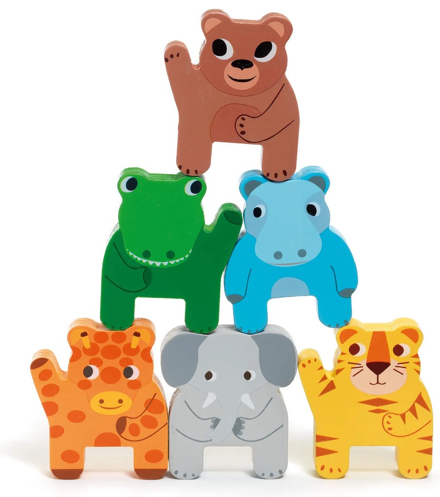 Vláčik so zvieratkami z džungle