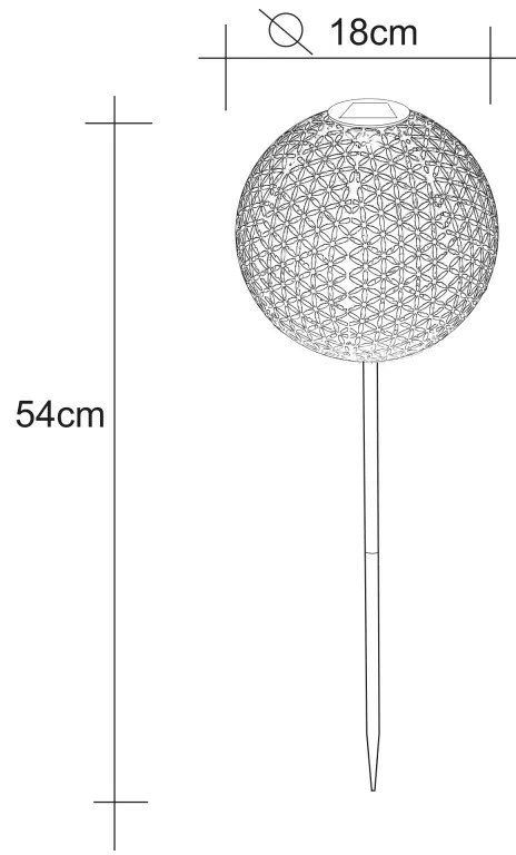 GLOBO SOLAR 33628 Dekoratívne svietidlo