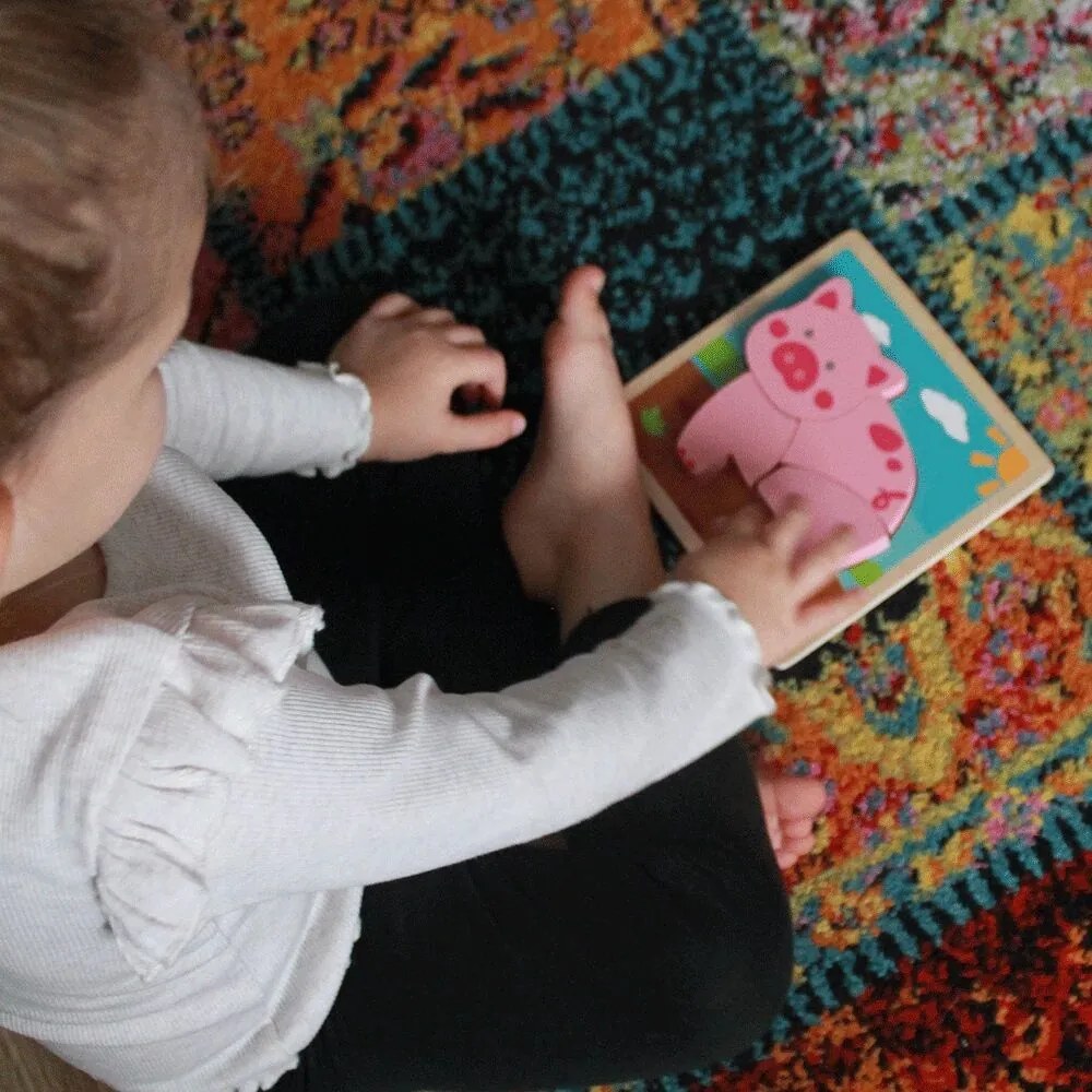 Bigjigs Toys Vkladacie puzzle Prasiatko