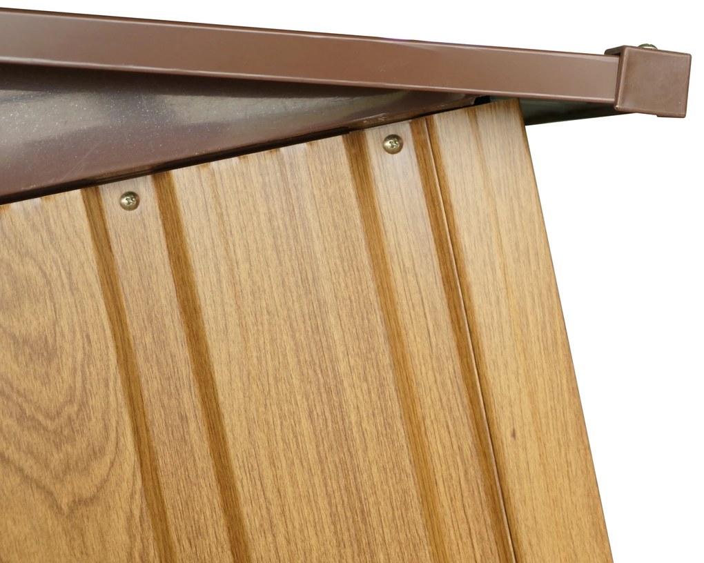 Záhradný domček BestBerg ZDB-9D / 9 m² / 279 x 324 x 211 cm / červené drevo / hnedá