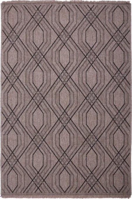 Koberec INDIANA 11666C hnedý / čierny