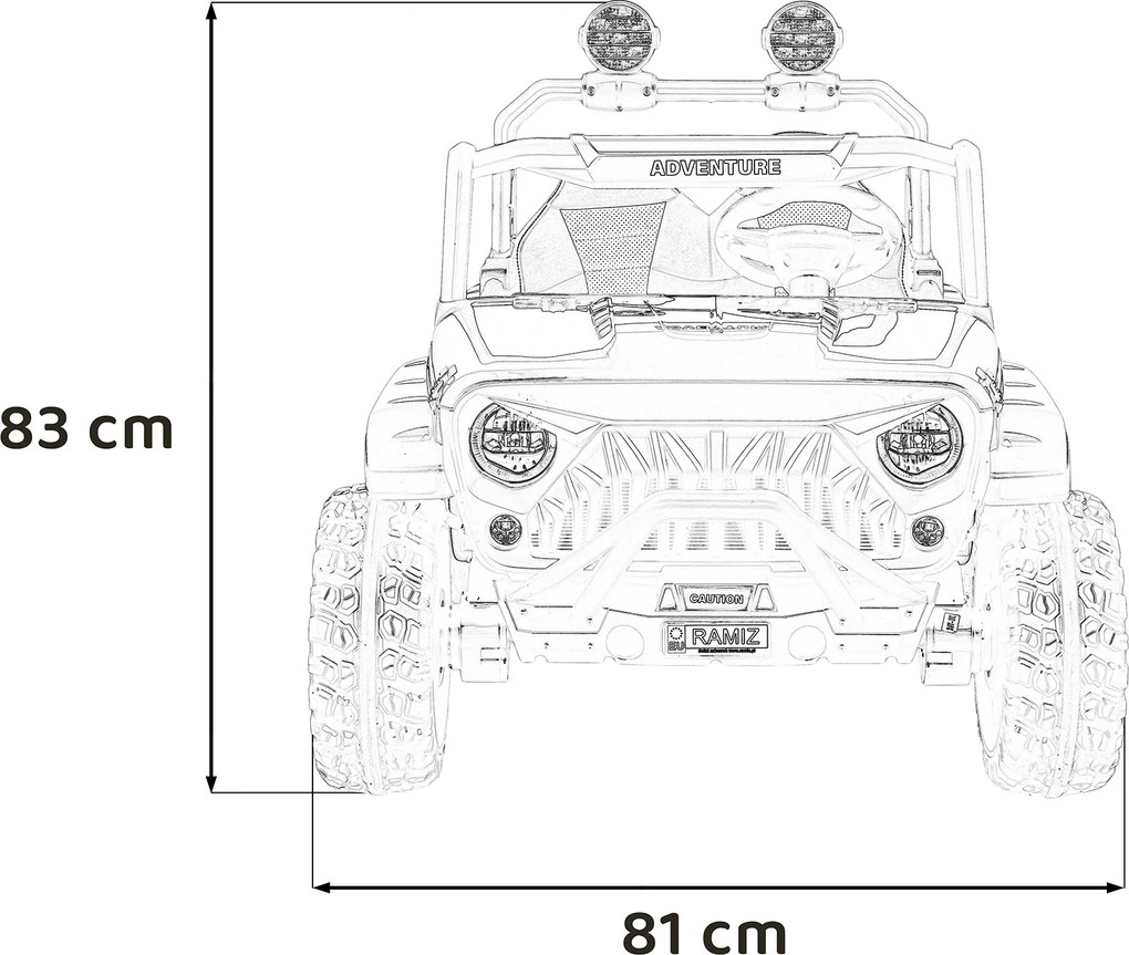 Ramiz Terénne vozidlo PASSION 4x4 čierne