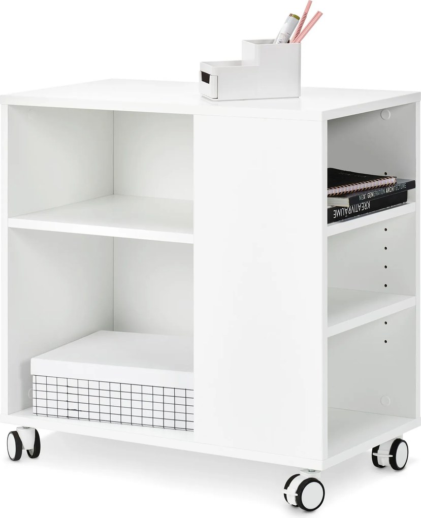 Úložný regál s kolieskami