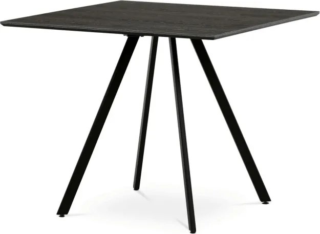 Jedálenský stôl HT-R5190 sivý dub / čierny