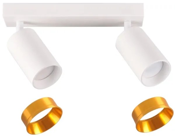 Bodové svietidlo MARIBEL 2xGU10/10W/230V biela