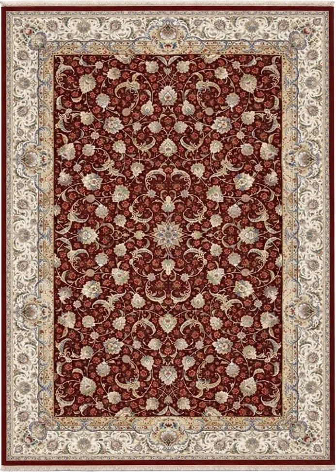 Koberec Sultan 1200 Red – červený orientálny vzor, 100% viskóza Rozmer: 250x350 cm