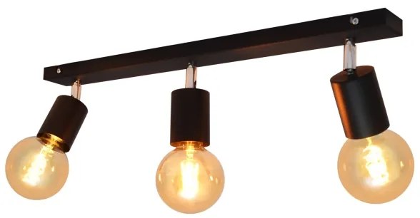 Bodové svietidlo TUNE 3xE27/20W/230V čierna