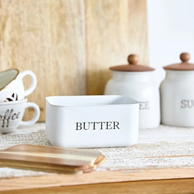 Nádoba na maslo AVILA biela 872520