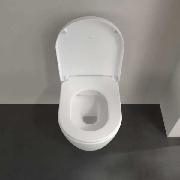 Villeroy & Boch 5656HRRW - Závesné WC so sedátkom SoftClose AVENTO keramika/biela