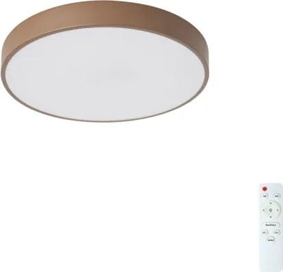 Brilagi - LED stmievateľné stropné svietidlo POOL LED/36W/230V 3000-6000K 30 cm hnedé + diaľkové ovládanie