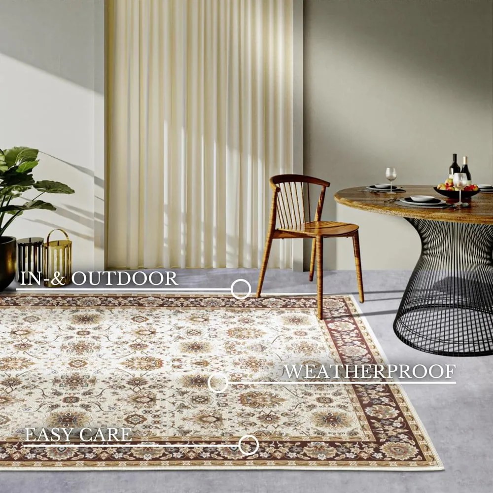 Krémovobiely vonkajší koberec 200x285 cm Nicolas – Villeroy&amp;Boch