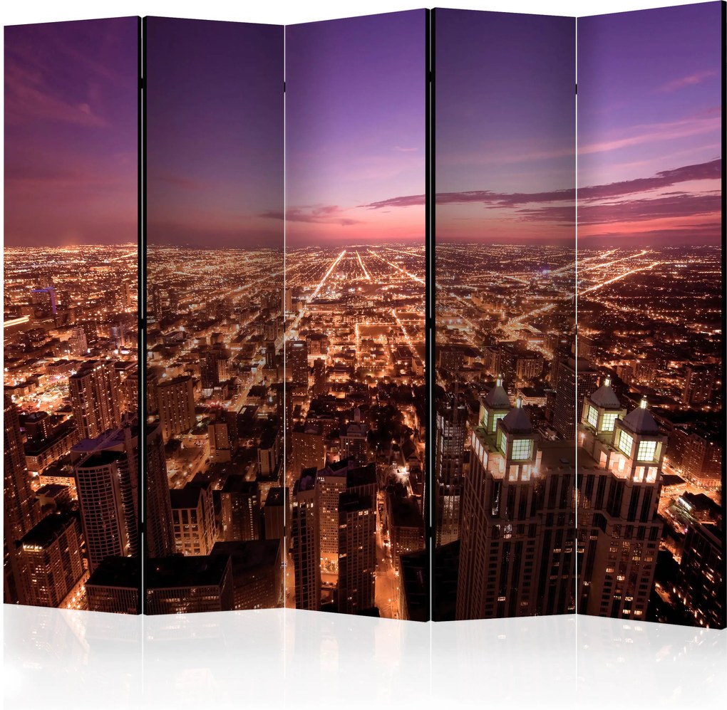 Paraván - Chicago Panorama II [Room Dividers] 225x172
