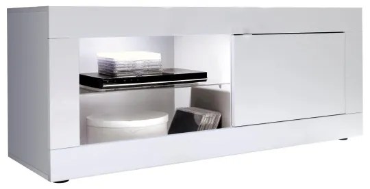 Televízny stolík NERILA biely