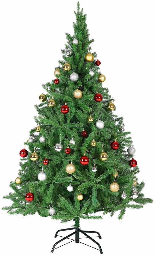 InternetovaZahrada Umelý vianočný stromček 180 cm + stojan