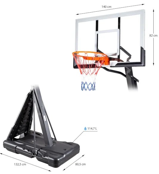 Basketbalový koš NILS ZDK027