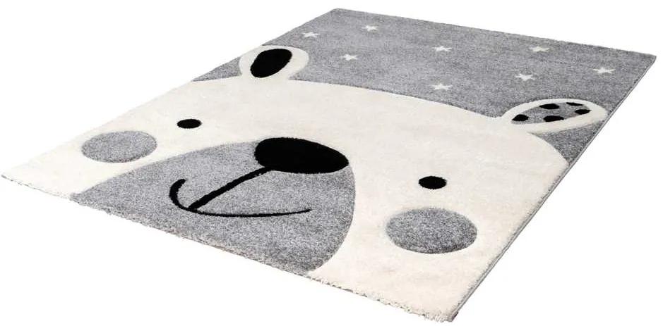 Lalee Detský kusový koberec Amigo 323 Silver Rozmer koberca: 80 x 150 cm