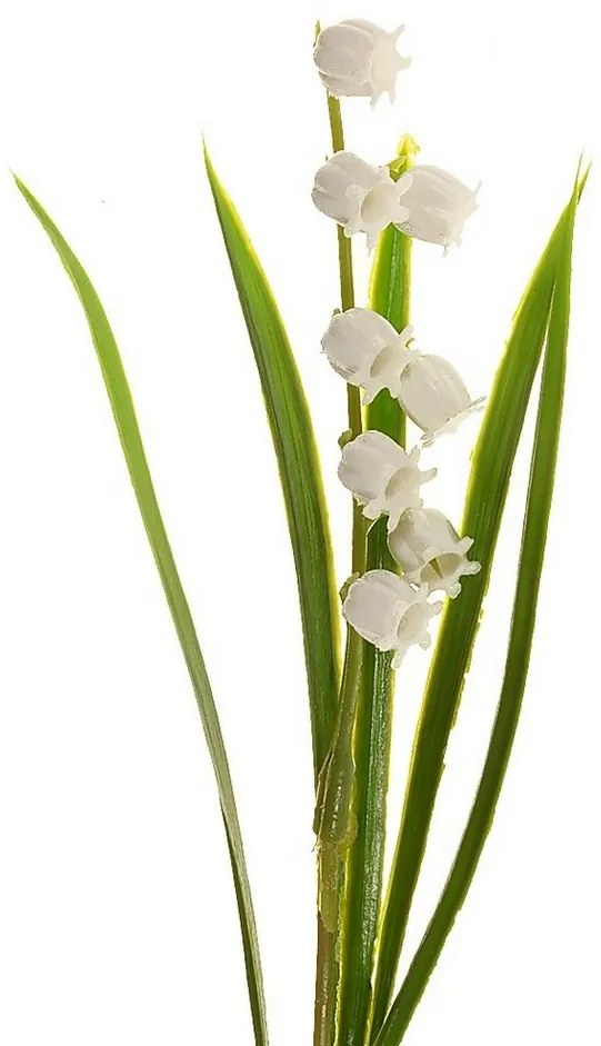 Umelá kytica Konvalinka, v. 35 cm, zväzok 5 ks