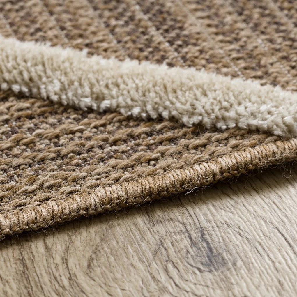 Dywany Łuszczów, Kusový koberec Spark 0708A beige/cream, 160x220, béžová, chodba / predsieň