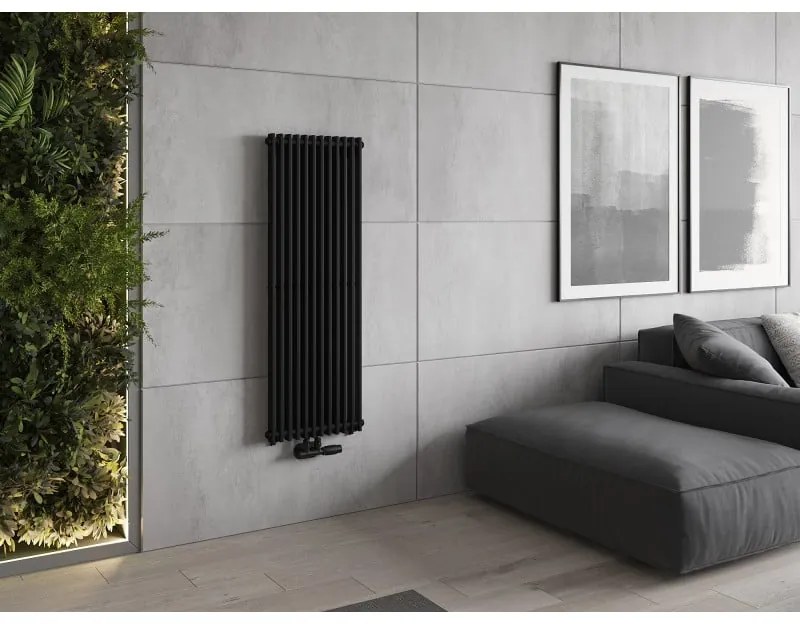 Mexen Kansas, vykurovacie teleso 1200 x 420 mm, 975 W, čierna, W204-1200-420-00-70