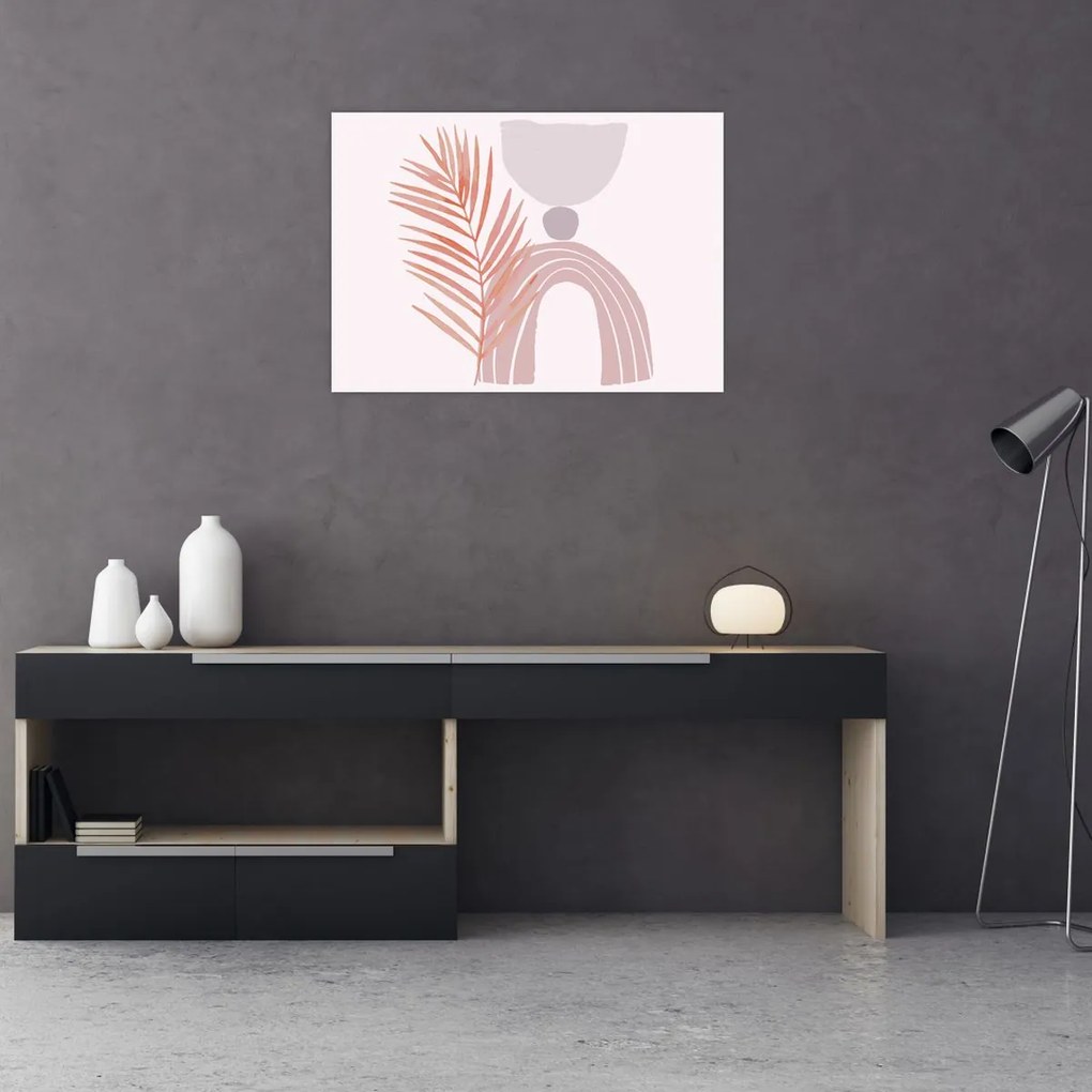 Obraz - Fialový minimalizmus N⁰1 (70x50 cm)