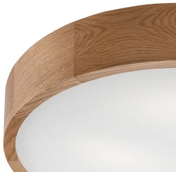 Stropné svietidlo OAK 3xE27/60W/230V dub, pr. 47,5 cm