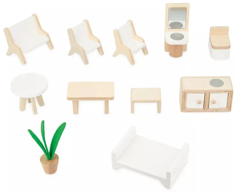 Drevený domček pre bábiky - Twist