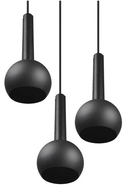 Čierne závesné svietidlo ø 52 cm Ciliana – CINQUE