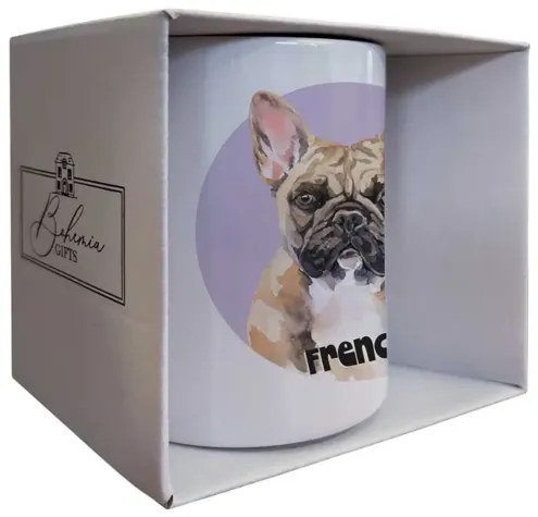 Bohemia Gifts Keramický hrnček - Frenchie, 350 ml