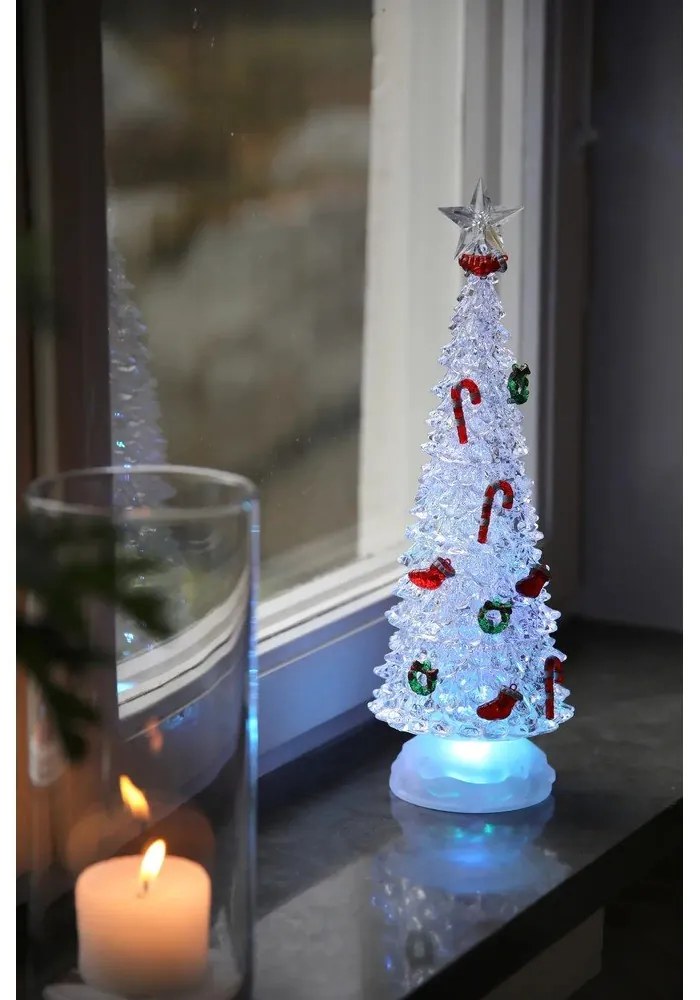 Biela vianočná svetelná dekorácia ø 12 cm Bro – Markslöjd